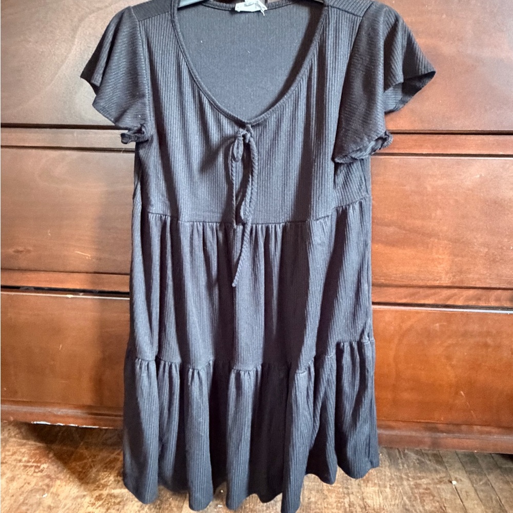 Stylish Black Knit dress